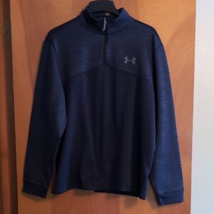 Under Armour Men's Navy/Deep Blue 1/4 Zip Pullover